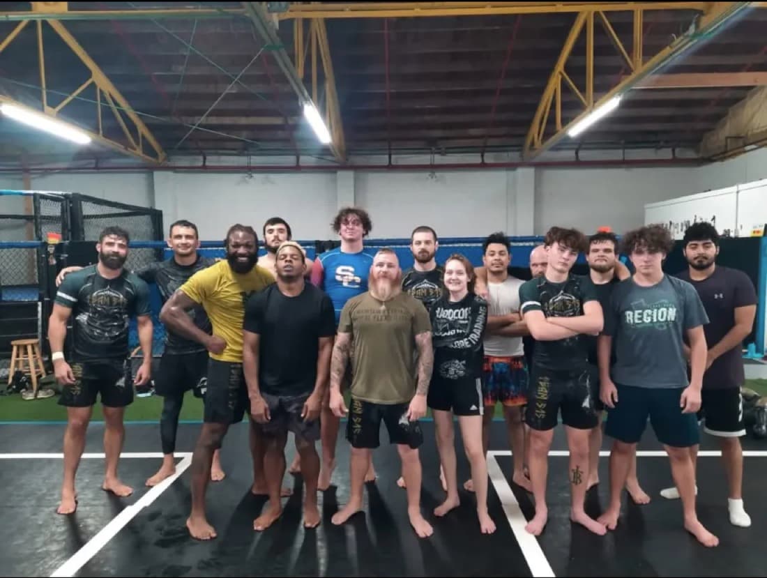 The Team 515 squad after training